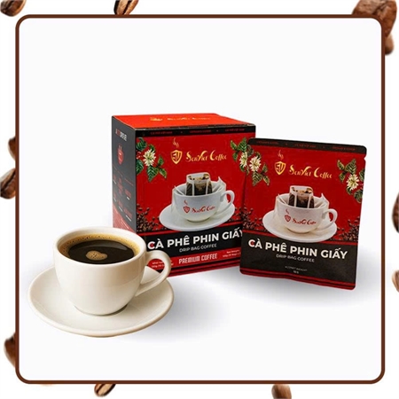 Cà phê phin giấy (Hộp 10 gói x 12gr)