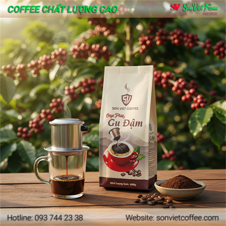 CÀ PHÊ PHIN CAO CẤP (GU ĐẬM) 500GR